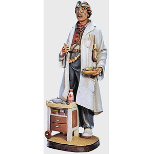 Arzt - aus Ahornholz geschnitzte Figur