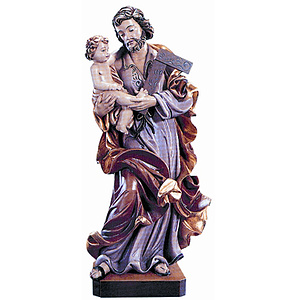 Heiliger Josef - aus Ahornholz geschnitzte Figur