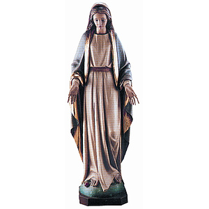 Gnadenspenderin - aus Ahornholz geschnitzte Figur, color