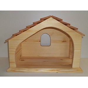 Kl. Krippenstall LxBxH 38x22x27cm