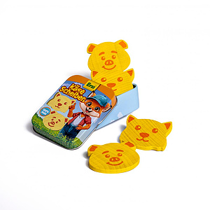 Kaufladen Zubeh�r - K�sescheiben in der Dose