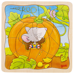 Schichtenpuzzle Was wchst denn da 20 x 20 cm, ab 3 Jahren