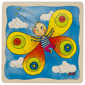 Schichtenpuzzle Die Raupe 20 x 20 cm, ab 3 Jahren