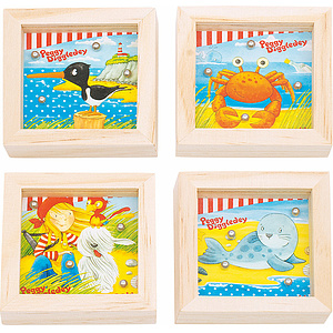 Geduldspiele, ca. 6,5x6,5x1,5cm