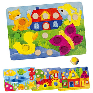 Farbw�rfelspiel - Lernspiel, ab 3 Jahren