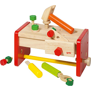 Werkbank inkl. Aufbewahrungsbox, 16 teilig, ab 3 Jahren