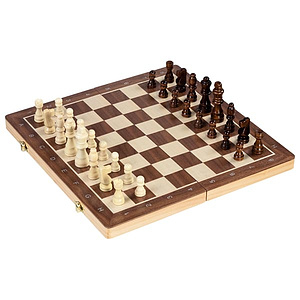 Familienspiel - Schach/Dame Spiel 2in1, magnetisch
