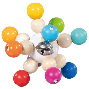 Babys Welt -Greifling Elastik Regenbogenball