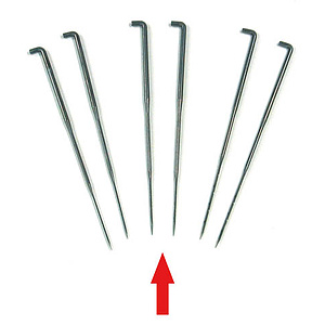 Filznadeln mittel, 6 St�ck