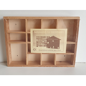 Setzkasten fr Miniaturen, 14 Fcher 29,5x22x3,5xm