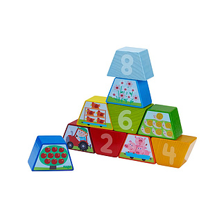 Legespiel Zahlen-Bauernhof, ab 2 Jahren