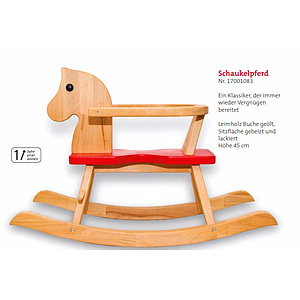 Schaukelpferd von Habila mit Sitzring