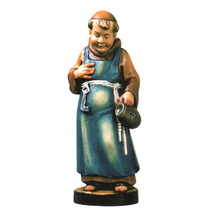 M�nch - aus Ahornholz geschnitzte Figur