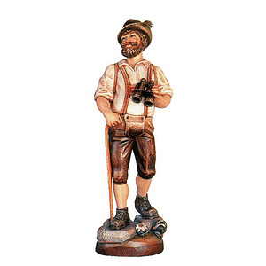 Wanderer - aus Ahornholz geschnitzte Figur