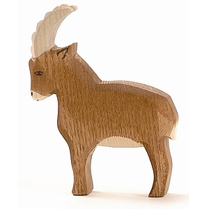 Ostheimer Figurenwelt - Familie und Bauernhoftiere -Steinbock stehend