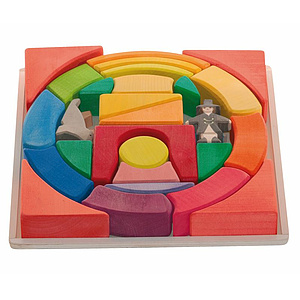 Motorikspiel - Regenbogen Zirkus von Ostheimer, 30x30cm