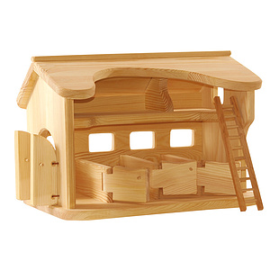 Pferdestall von Ostheimer, LxBxH 45x30x27cm