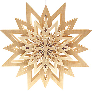 Fensterbild, beleuchtet, Stern