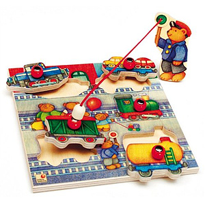 Magnetpuzzle Bahnhof, ab 3 Jahren