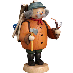 R�ucherfigur-Waldarbeiter, 19cm
