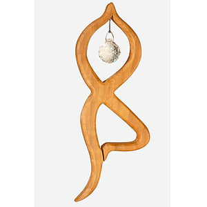 Balance mit Kristall, H�he 18,5cm