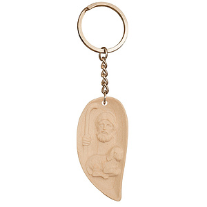 Schl�sselanh�nger - Guter Hirte Ahorn Holz, 6cm