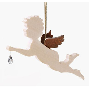 Ahornengel Typ 3 mit Kristall von Swarovski, 7,5 cm
