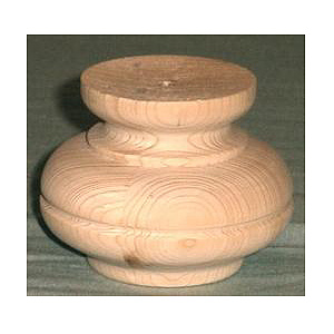 Schrankfu� Buche roh, 90mm � x 70mm hoch